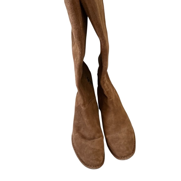 Ugg Arana knee high suede chestnut boots size 10 - Picture 4 of 11